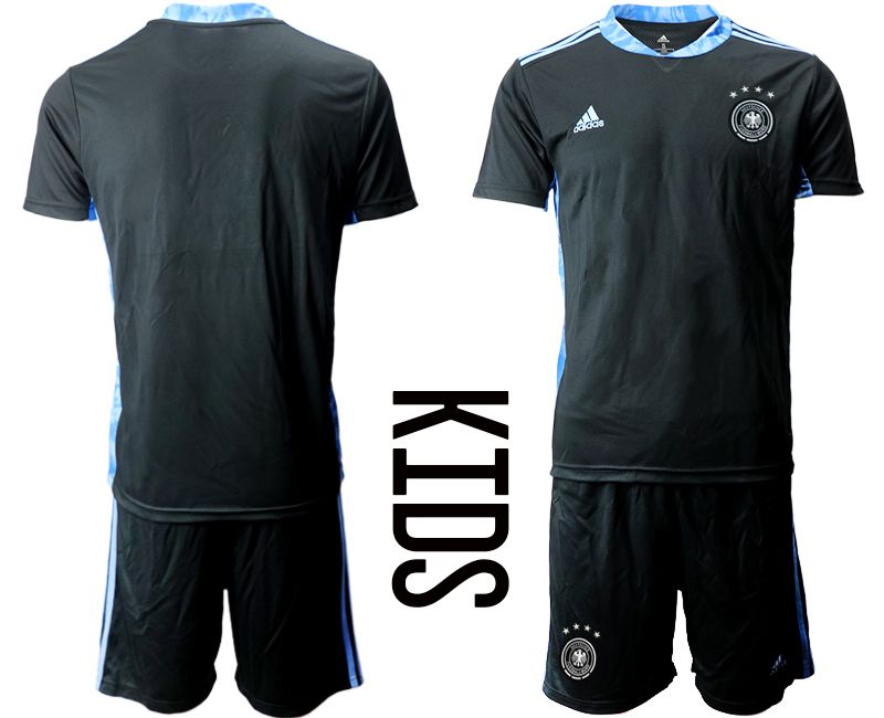 Youth 2021 World Cup National Germany black goalkeeper Soccer Jerseys